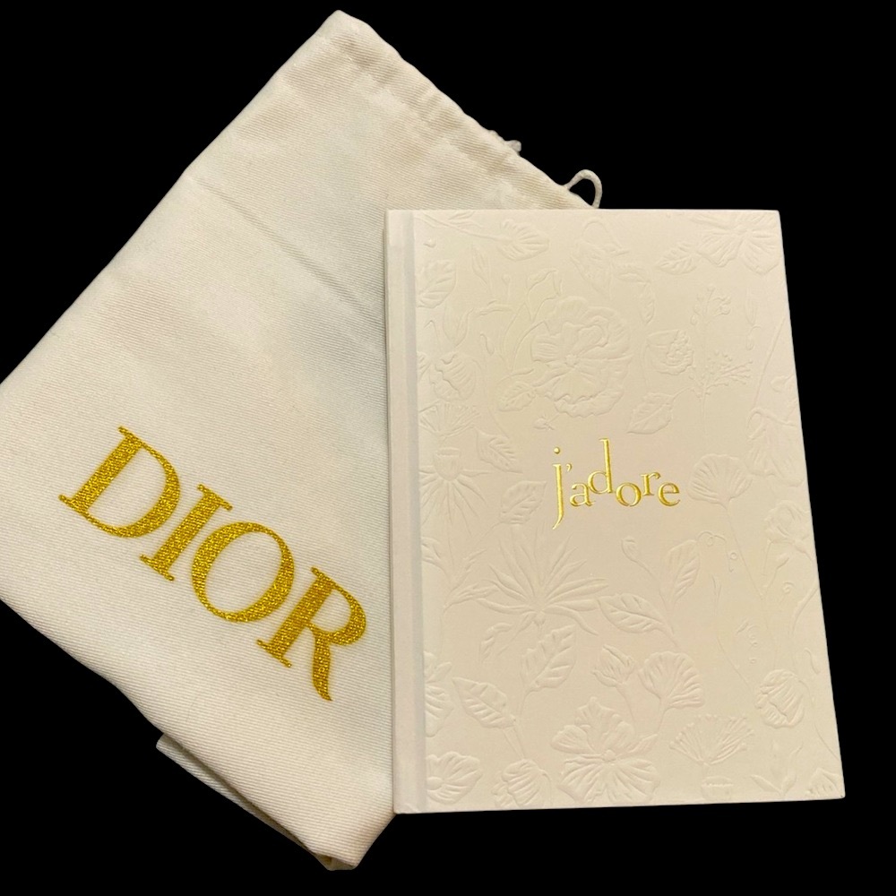 Dior J'adore Embossed Notebook with dust bag